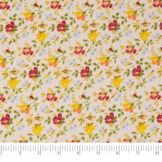 Roc-Lon Floral Prints Cotton Fabric